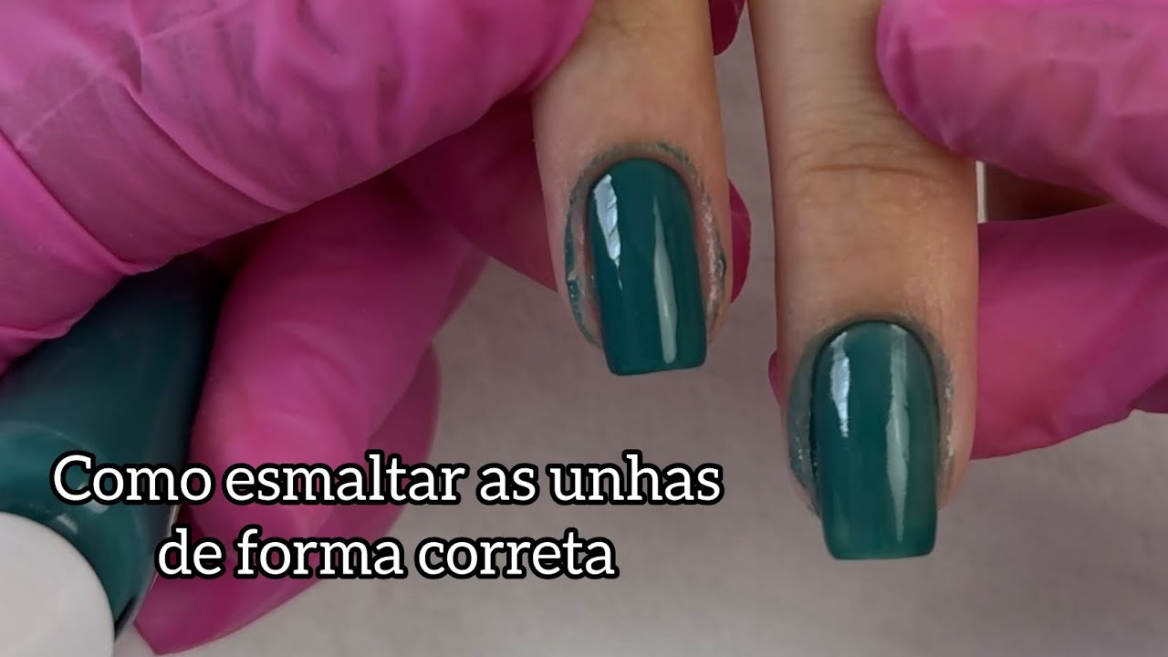 Como esmaltar as unhas corretamente | Dicas para manicure iniciante