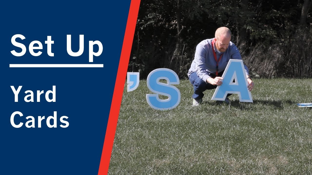 How to Setup Yard Cards - Tex Visions