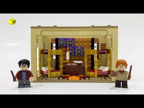 Vidéo LEGO Harry Potter 40452 : Les dortoirs de Gryffondor à Poudlard