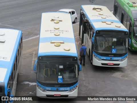 Os Caio Apache Vip III Mercedes-Benz OF-1721 BlueTec 5 da Urbi que estão em Serra