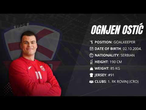 Ognjen Ostić | Goalkeeper | RK Rovinj | Highlights | Handball | CV | 2025/26