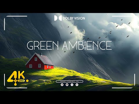 GREEN AMBIENCE DOLBY VISION 4K HDR |  Pure Relaxation (60 FPS)