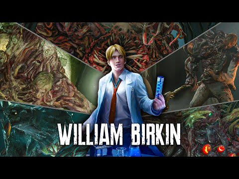 【4K60ᶠᵖˢ】WILLIAM BIRKIN ALL VIRUS TRANSFORMATION SCENES | G-FORMS GAMEPLAY | Resident Evil 2 Remake