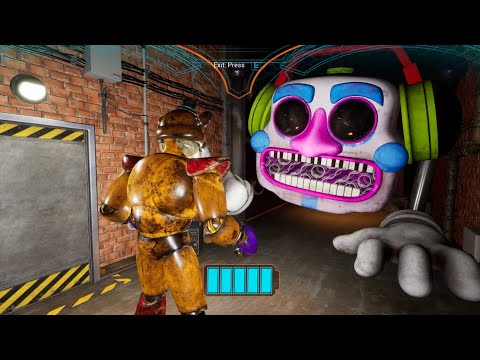 What if you hide in Freddy with DJ Music Man chasing you? - Five Nights at Freddy's: Security Breach