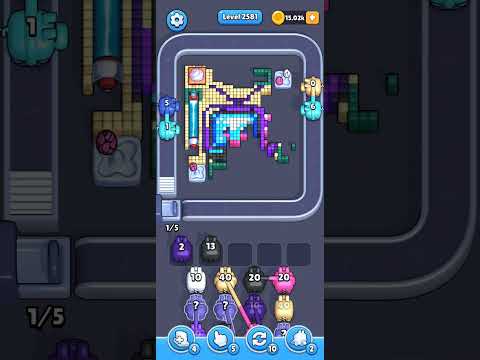Pixel Flow Level 2581 Walkthrough