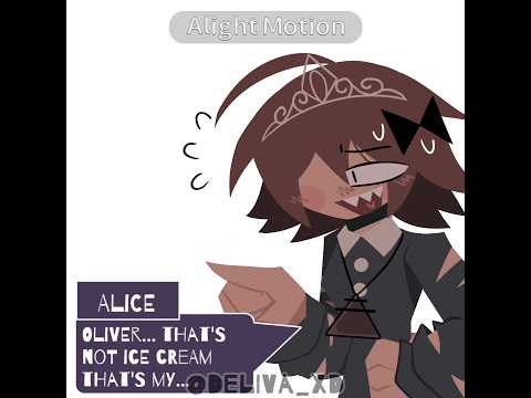 "that's not ice cream that's my..." | Oliver x Alice ship | #fpe #tweening #animation #art #fpy