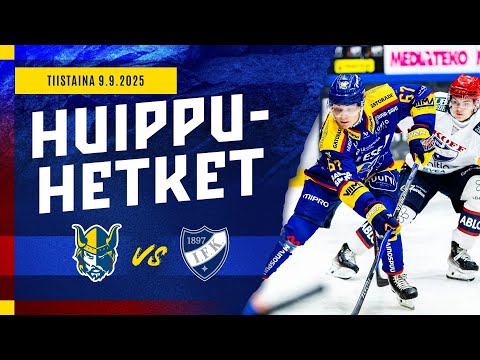 Huippuhetket: Jukurit–HIFK 9.9.2025