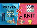 Woven vs  Knit fabrics   Difference Between Woven and Knit Fabric