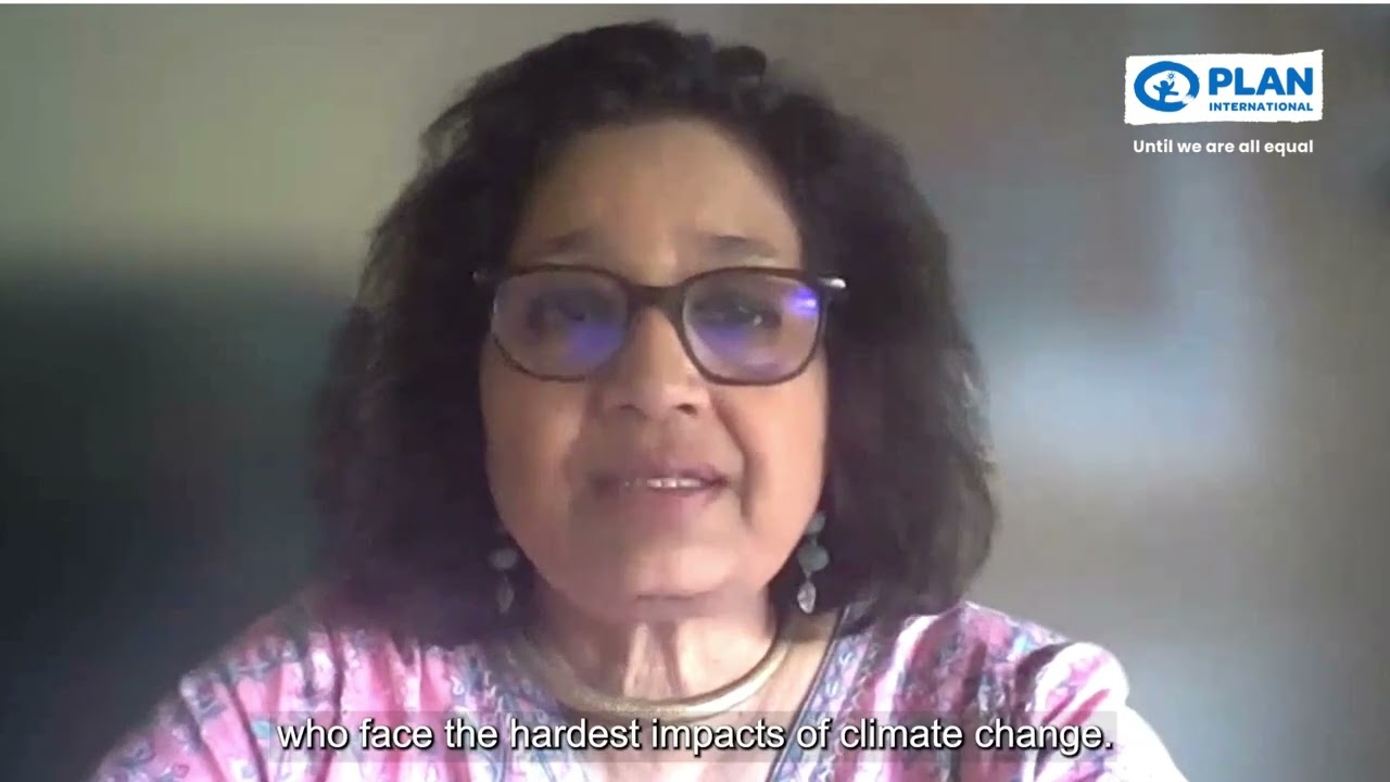 Plan International's Regional Director delivers a message for #idg2024