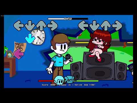 FNF Nonsense Mod What Happens if you get a Bad Accuracy