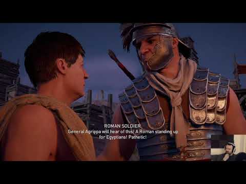 Assassin's Creed Origins playthrough pt122 - Antics at the Aqueduct