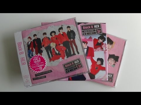 Unboxing Block B 2nd Japanese Single Album HER [All Editions!]