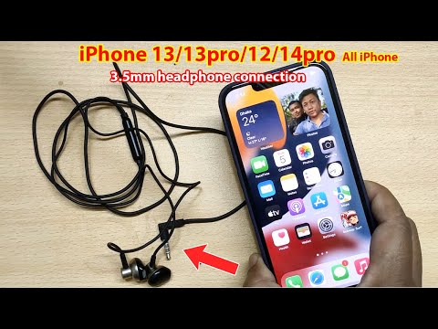 How to connect wired headphones to iphone 13 iphone12 iphone 14