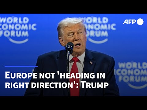 Trump says Europe 'not heading in the right direction' | AFP