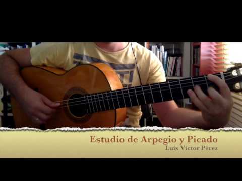 Estudio de Arpegio y Picado / Study Arpeggio and Picado by Luis Víctor Pérez