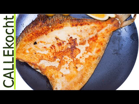 Scholle braten nach Finkenwerder Art - Omas Rezept ganz einfach