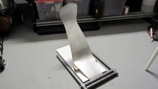 Forming an aluminum seat for a recumbent bicycle