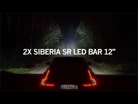 SIBERIA SR LED BAR 12" - DRIVING LIGHT BEAM PATTERN - STRANDS LIGHTING DIVISION