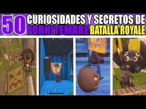 50 CURIOSIDADES y SECRETOS de FORTNITEMARE BATTLE ROYALE