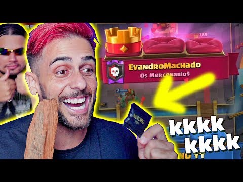 CAPTURANDO O TRONCO CLASH ROYALE (SE PERDER ENFIA)