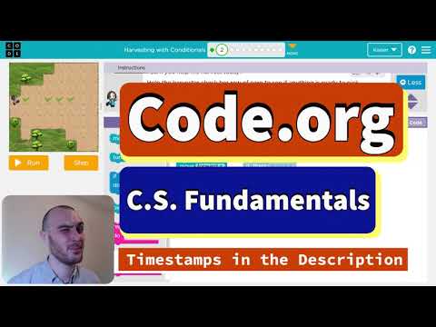 Code.org Express Course Lesson 19 Harvesting with Conditionals | Answer Tutorial Full Lesson