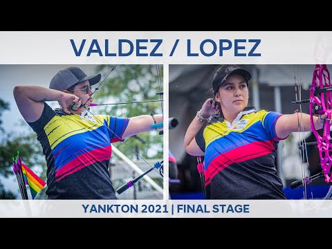 Nora Valdez v Sara Lopez – compound women semifinal | Yankton 2021 World Cup Final