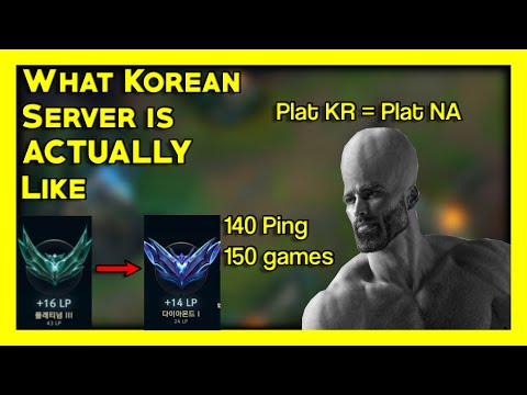 What The Korean Server Is ACTUALLY Like in Plat/Diamond - Yasukeh on KR from NA.