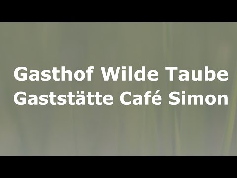 Gaststätte Cafe Simon - Gasthof Wilde Taube - in Langenwetzendorf