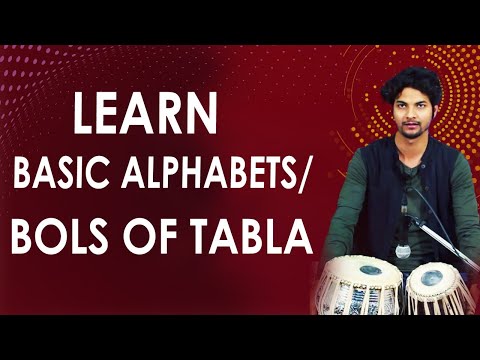 Basics of Tabla || Indian  classical music || Learn Basic Alphabets/ Bols Of Tabla || Virsa India