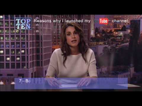 Queen Rania Al Abdullah — Funny, reasonable and hot!