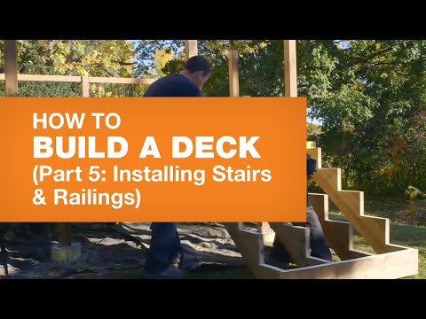 How to Build Deck Railings & Stairs (How to Build a Deck Part 5/5)