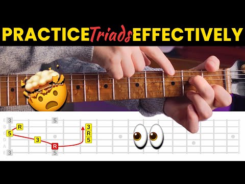 Visualise Triads Effectively Using CAGED & Intervals