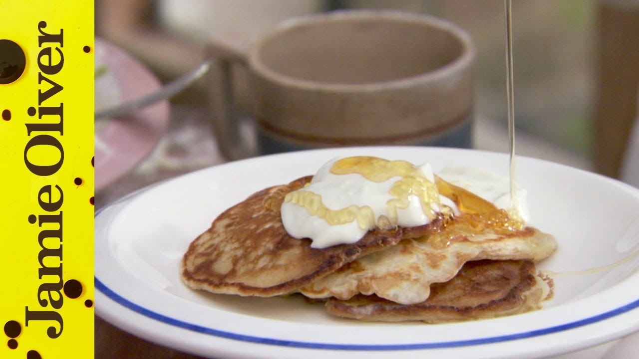 Jamie Oliver's Easy Pancake Recipe featuring Poppy and Daisy