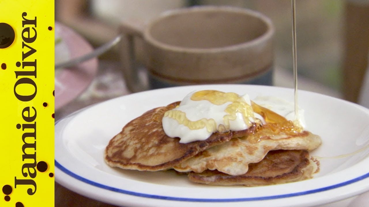 Jamie Oliver&amp;#39;s Easy Pancake Recipe featuring Poppy and Daisy