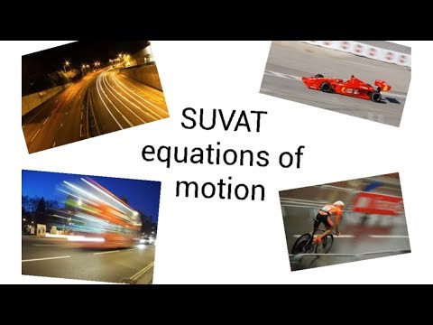 SUVAT Equations of motion - A level Physics