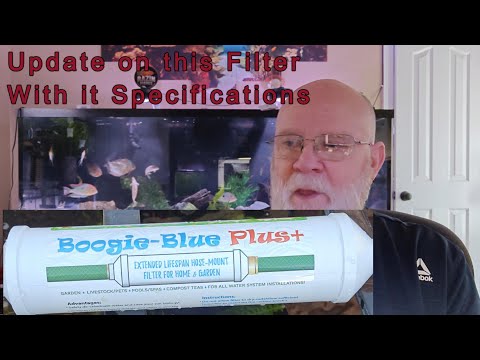 Update On the Boogie Blue Plus Water Filter With Specs!