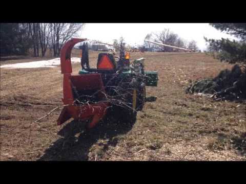 Demoing a Belco/Tar River wood chipper