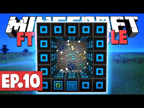 UNBELIEVABLE! INTERDIMENSIONAL PORTAL & QUARRY DISCOVERY IN MODDED MINECRAFT 1.14