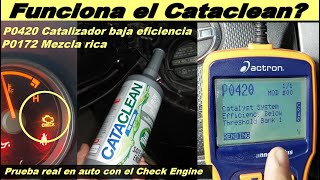 Funciona el liquido para Limpiar el catalizador? prueba real en auto con codigo P0420 Y P0172