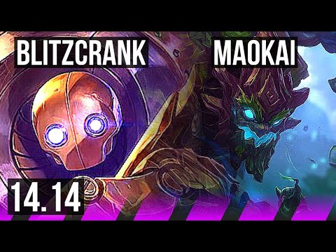 BLITZCRANK & Ezreal vs MAOKAI & Jhin (SUP) | 800+ games, 1/3/15 | EUW Grandmaster | 14.14