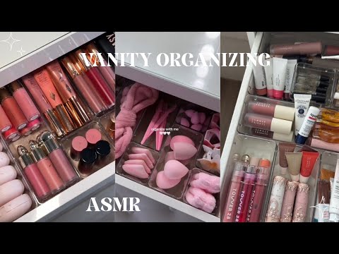 Satisfying ASMR Makeup Vanity Organizing Compilation🎀 | TikTok Restocking Organizer