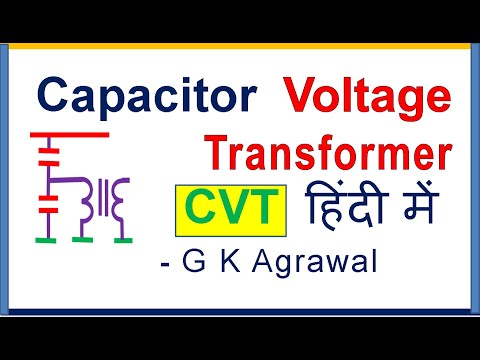 Capacitor voltage transformer in Hindi - CVT concept Video