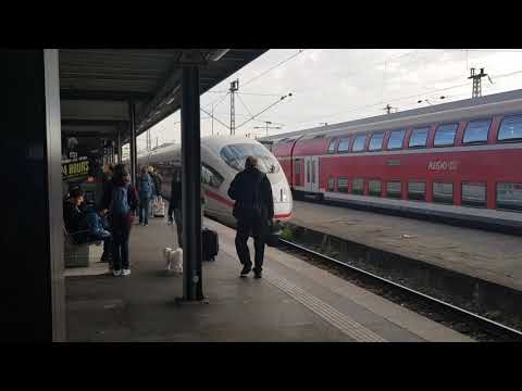 Einfahrt ICE 3 von München Hbf nach Dortmund Hbf in Stuttgart Hbf