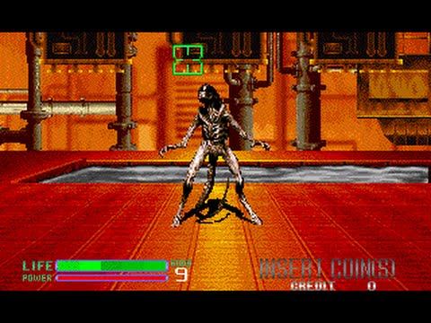 1991 Alien 3 The Gun Old School Arcade Game Playthrough Retro game