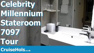 Celebrity Millennium Inside Cabin Tour | CruiseHols Celebrity Millennium Stateroom 7097 Review