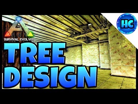 ARK TREE HOUSE BASE DESIGN (pvp) *EASY!*
