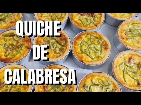 COMO FAZER QUICHES COM RECHEIO DE LINGUIÇA CALABRESA E ALHO PORÓ