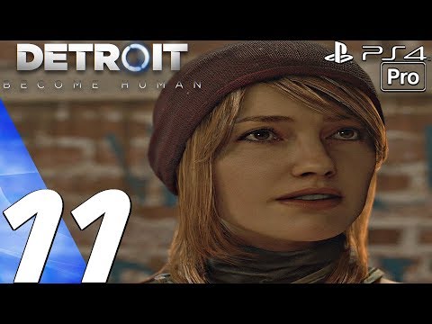 Detroit Become Human - Gameplay Walkthrough Part 11 - Capitol Park & Freedom March (PS4 PRO)