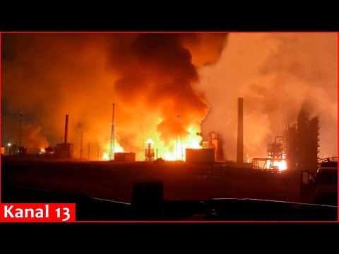 Ryazan’s largest oil refinery struck for third time - Strong fire, smoke in city