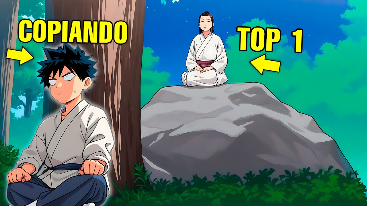 Jovem Fraco SECRETAMENTE Copiava o TREINO do TOP 1 MONGE e Cria seu Próprio IMPÉRIO - Manhwa Recap